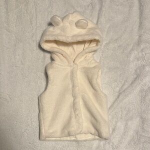 Carter's Cream Hooded Vest for Kids